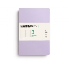 L JOTTBOOK PUR A5 DOTTED LILAC Pack3 80p