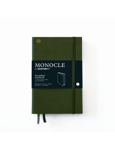 L MONOCLE WALLET NB HC B6+ DOTTED OLIVE 192p