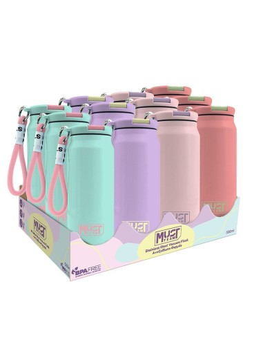 Θερμός Ανοξείδωτο Must Team Παστέλ 500 ml 4...