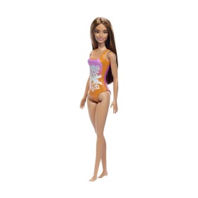 Mattel Barbie: Beach - Light Brown Hair Doll Wearing...