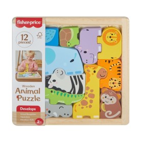 Fisher-Price: Wooden Animal Puzzle (JFG10)