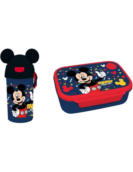 MICKEY Σετ Φαγητοδοxειο Pp 800ml   Παγουρι Pp 500ml
