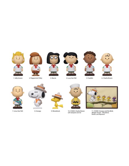 Monogram: Peanuts Series2 - 3D Foam Bag Clips Figures (Blind Bag/Random) (34010)