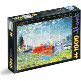 Παζλ 1000 Κομμάτια - Claude Monet Red Boats at Argenteuil