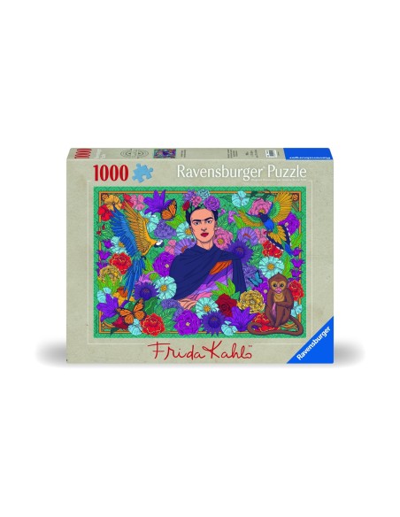 Ravensburger Puzzle: Frida Khalo's Pradise - Parrot, Monkey and Blooms (1000pcs) (12001475)
