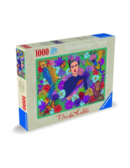Ravensburger Puzzle: Frida Khalo's Pradise - Parrot, Monkey and Blooms (1000pcs) (12001475)