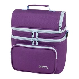 POLO τσαντακι double cooler-violet light cyan-βιολετι