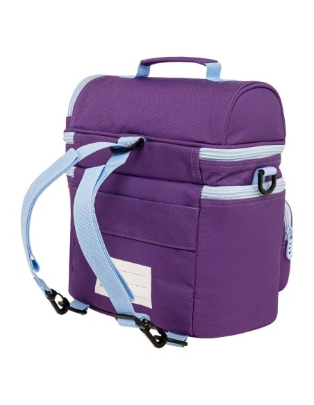 POLO τσαντακι double cooler-violet light cyan-βιολετι