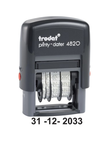 ΣΦΡΑΓΙΔΑ TRODAT PRINTY ΗΜΕΡΟΜΗΝΙΑΣ ΣΚΕΤΗ 4mm