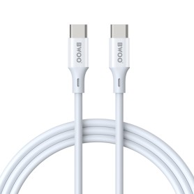ΚΑΛΩΔΙΟ BWOOD USB C TO USB C 60W 2m WHITE