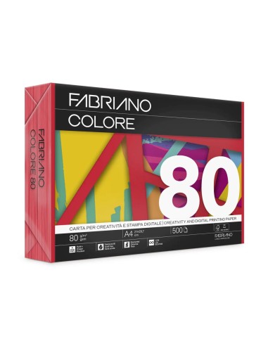 ΧΑΡΤΙ ΦΩΤΟΤΥΠΙΚΟ FABRIANO COLORE Α4 80gr ROSSO...