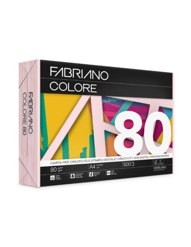 ΧΑΡΤΙ ΦΩΤΟΤΥΠΙΚΟ FABRIANO COLORE Α4 80gr ROSA...