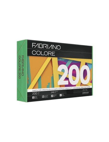 ΧΑΡΤΙ ΦΩΤΟΤΥΠΙΚΟ FABRIANO COLORE Α4 200gr VERDE (100φ)