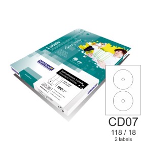 ΕΤΙΚΕΤΕΣ RAYFILM ECO CD 118/18mm 100φ.