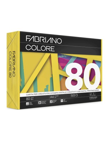 ΧΑΡΤΙ ΦΩΤΟΤΥΠΙΚΟ FABRIANO COLORE Α4 80gr GIALLO...