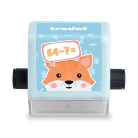 ΣΦΡΑΓΙΔΑ TRODAT MATH ROLLER ΑΦΑΙΡΕΣΗ PASTEL BLUE