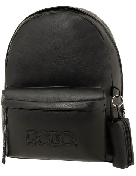 Τσάντα Πλάτης Gecko Μαύρο 9-02-041-2001 Polo