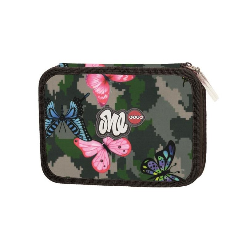 Lyc Sac One Girly Camo Κασετίνα Γεμάτη με 2 θήκες