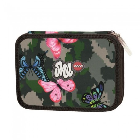 Lyc Sac One Girly Camo Κασετίνα Γεμάτη με 2 θήκες
