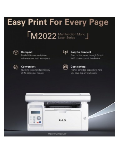 G&G M2022NW PRINTER MULTIFUNCTION