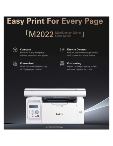 G&G M2022NW PRINTER MULTIFUNCTION