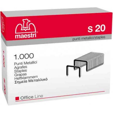 Roma Maestri Συρραπτικά Σύρματα S-20 1000τμχ