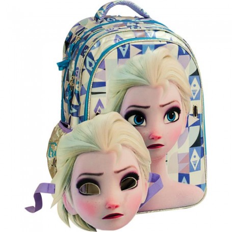 Gim Τσάντα Δημοτικού Οβαλ Elsa Frozen