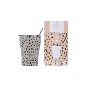 Estia Coffee Mug Save The Aegean 350ml Leopard Taupe