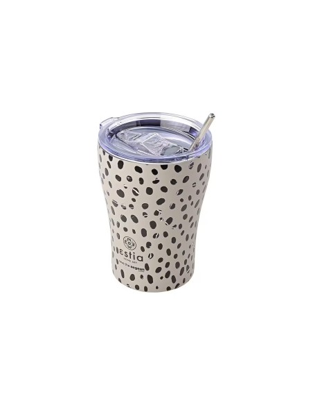 Estia Coffee Mug Save The Aegean 350ml Leopard Taupe