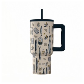 Estia Straw Tumbler XL StA 900ml Salt Life