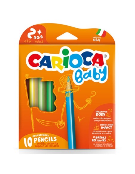 Carioca Baby Ξυλομπογιές Σετ 10 χρώματα