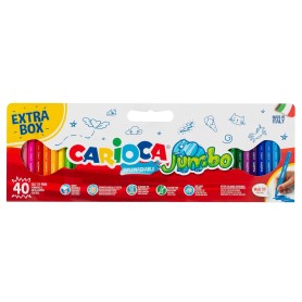 Carioca Μαρκαδόροι Ζωγραφικής Χονδροί Σετ 40 χρώματα