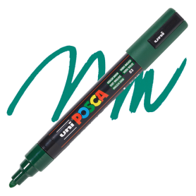 Uni-Ball Posca Ανεξίτηλος Μαρκαδόρος English Green 5mm