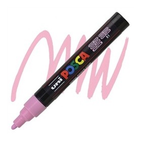 Posca PC-5M Μαρκαδόρος Σχεδίου Light Pink 2.5mm