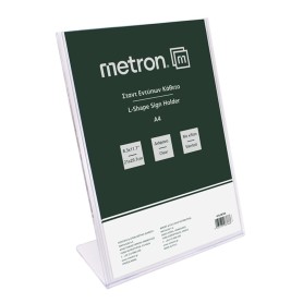 Σταντ Εντύπων Α4 Plexiglass L Metron
