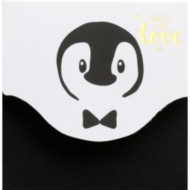 Αυτοκόλλητα Χαρτάκια Μαύρο Χρώμα About Love 76x76mm 80φ