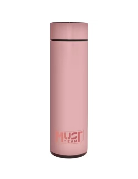 Θερμός Ανοξειδωτο  Led 500ml ροζ