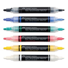 Faber-Castell Ακρυλικοί Μαρκαδόροι Classic Colours Σετ 6τμχ