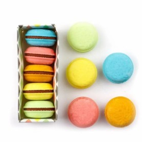 Macaron Γόμα για Μολύβι 5τμχ