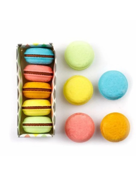 Macaron Γόμα για Μολύβι 5τμχ