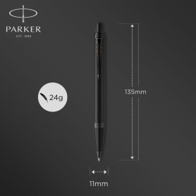 PARKER Ι.Μ. CORE METAL.BLACK ΒΤ BPen