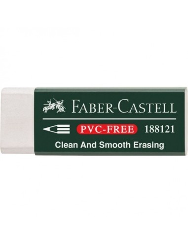 Faber-Castell Γόμα για Μολύβι Vinyl Λευκή