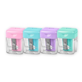 Faber-Castell Ξύστρα Mini Box Σε 4 Pastel Χρώματα