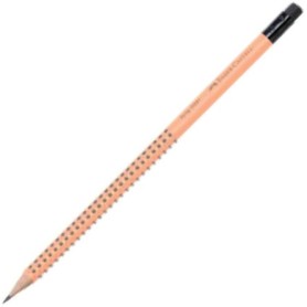 Μολύβι με Γόμα Faber Castell Grip 2001 Ροδακινί (Peach)