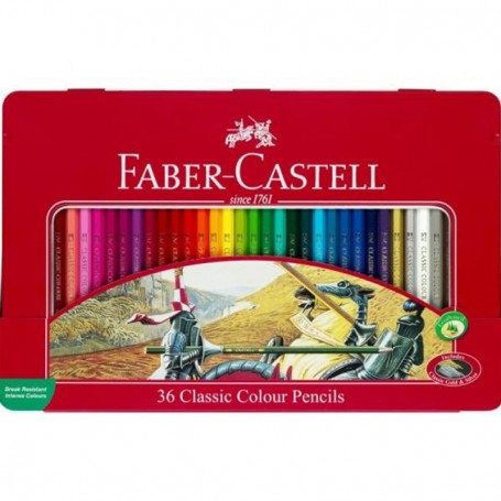 Faber-Castell Ξυλομπογιές Σετ 24 χρώματα