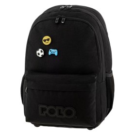 Polo Σακιδιο Pins Black-Μαυρο