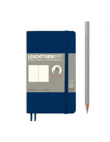 L NOTEBOOK SC A6 POCKET PLAIN NAVY 123p